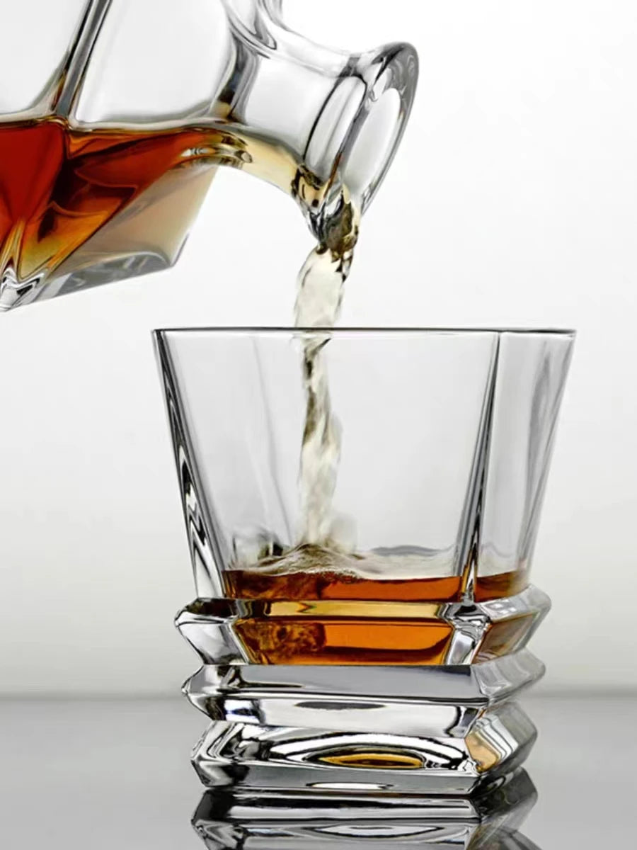 Whiskey Glass Cigar Holder Home Glass Bar Beer Glass Wine Glass European Creative Drinking Glasses Oasis Select