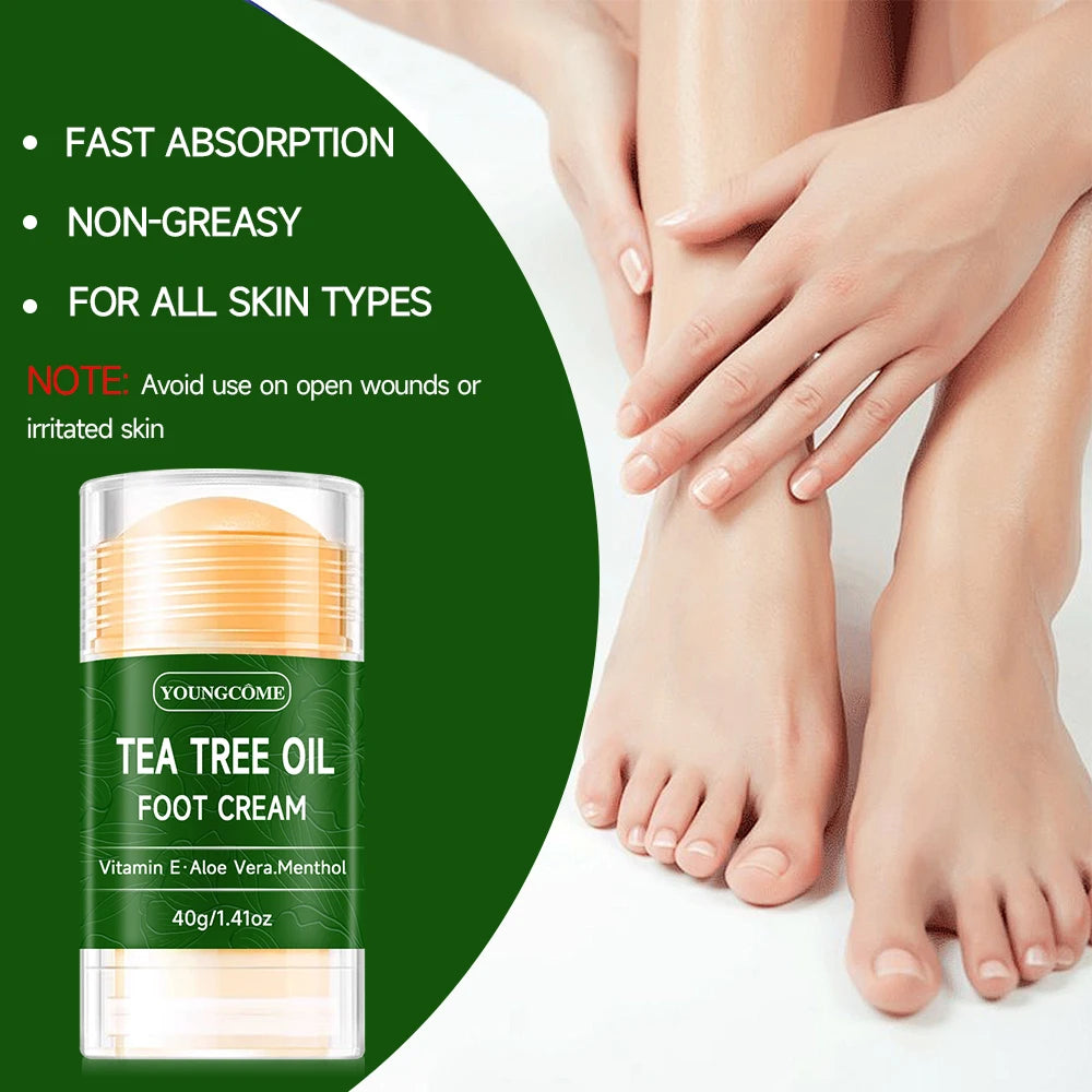 Tea Tree Oil Foot Cream – Moisturizing Foot & Hand Care 40g