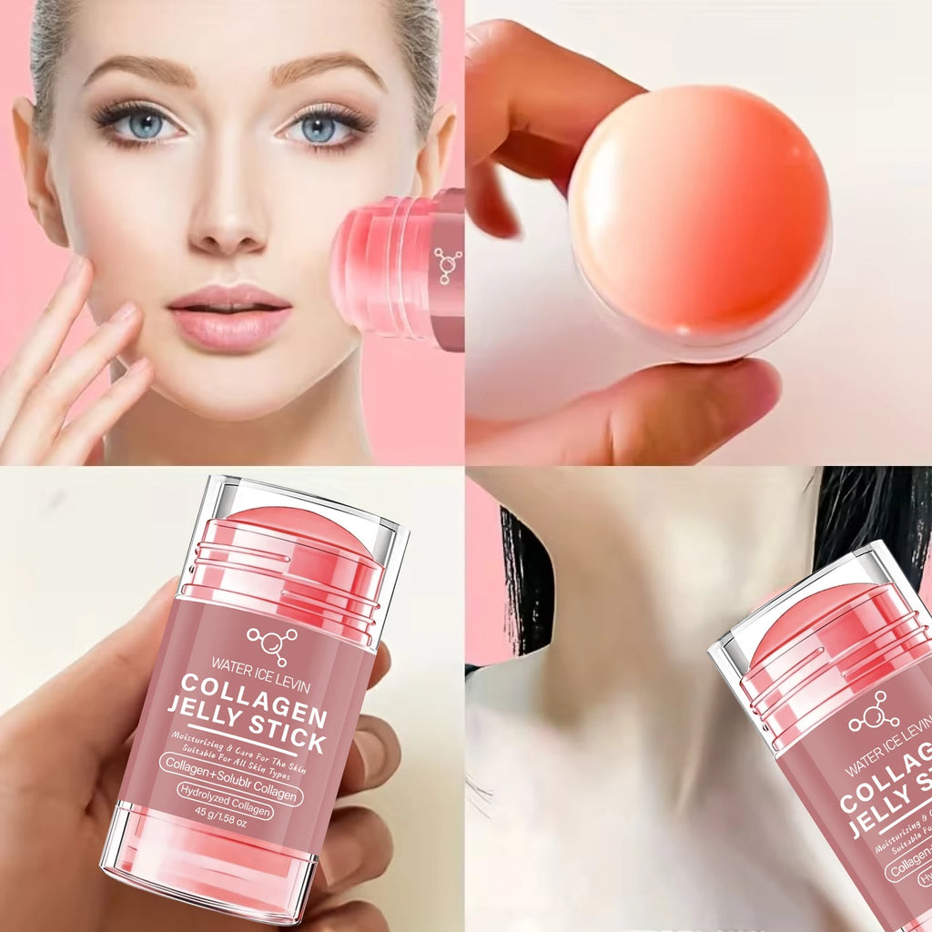 Collagen Jelly Stick 45g – Hyaluronic Acid & Vitamin C Moisturizer