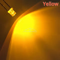 F3 3mm Flat Top LED Diodes 10/20PCS – Ultra Bright Wide Angle