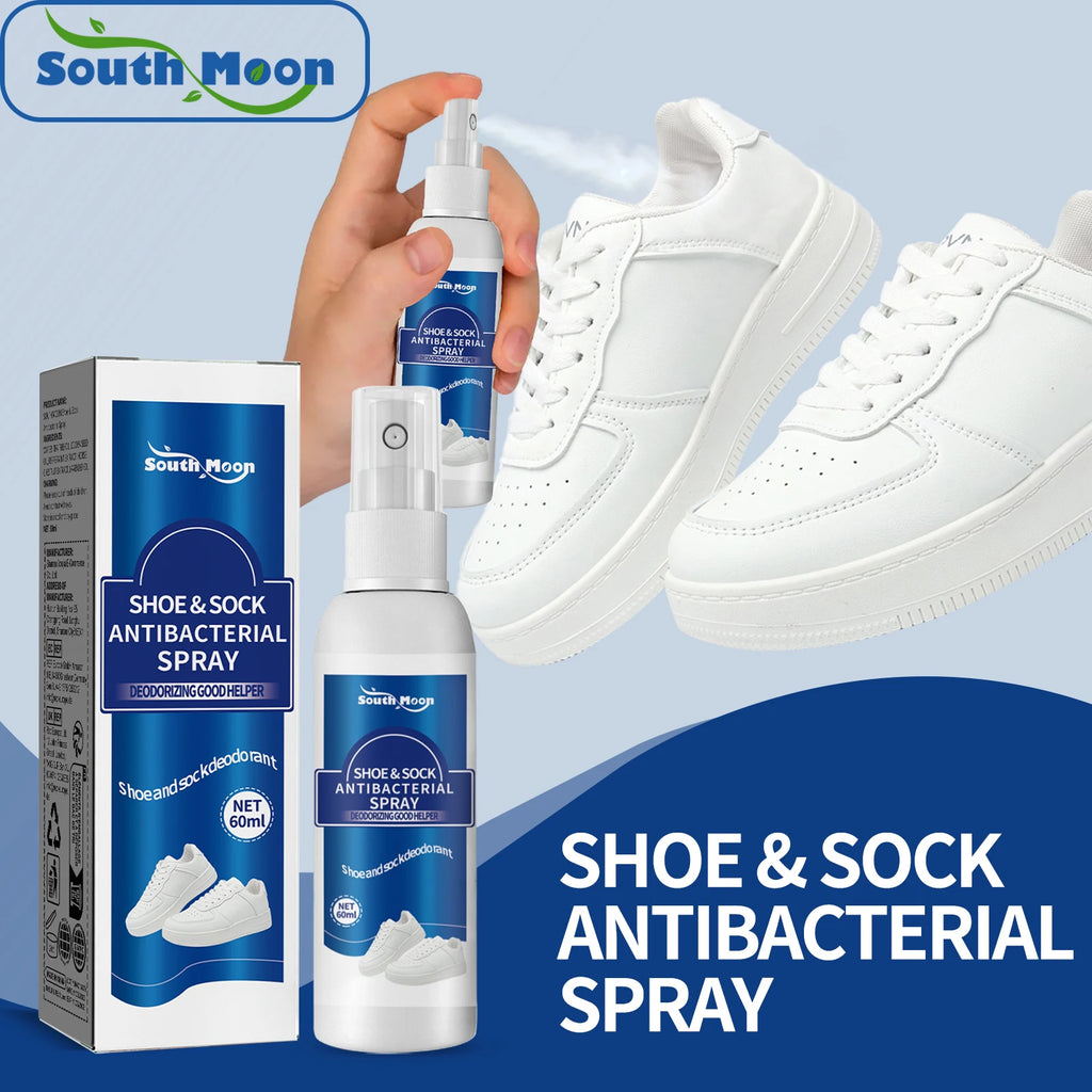 South Moon Shoe & Foot Deodorizer Spray – Antibacterial 60ml Foot Deodorizer Spray Oasis Select