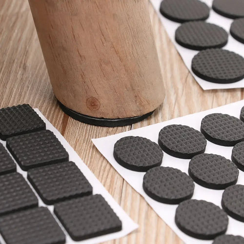 1/2/6/15/24PCS Soft Table Chair Fittings Self-adhesive Floor Protector Furniture Leg Pads Anti-slip Mat Anti Noisy Oasis Select