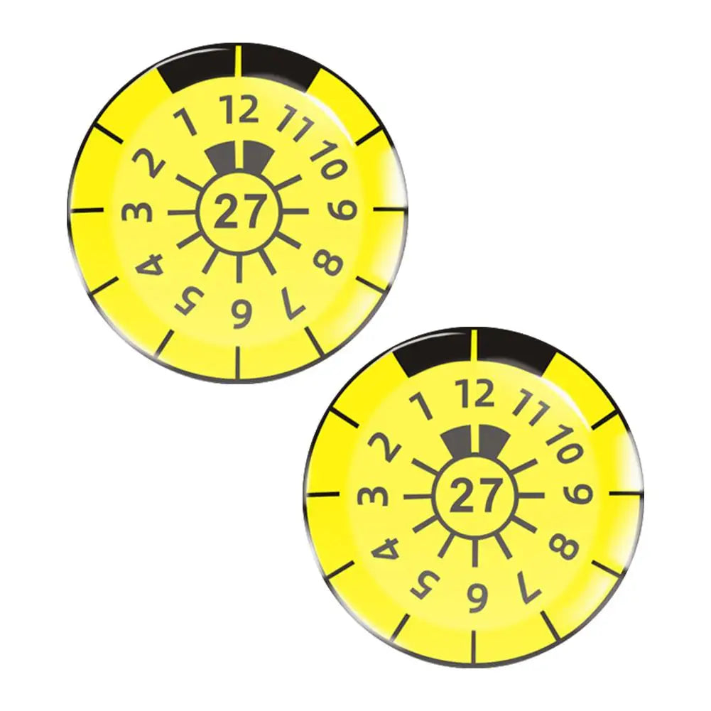 German License Plate 3D Gel Dome Car Sticker – 4pcs Decal