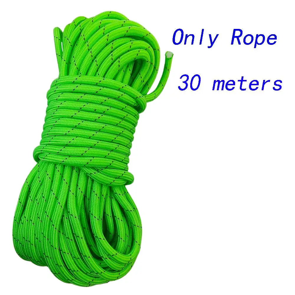 Water Rescue Rope Reflective Floating Line with 304 SS Hook Boat Kayak Pool Emergency High Visibility Lifeguard SafetyThrow Rope Oasis Select Green R 30M