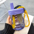 Dudu Tea Infuser Straw Cup Leakproof Portable Tea Cup with Filter for Home Office Travel Oasis Select blue