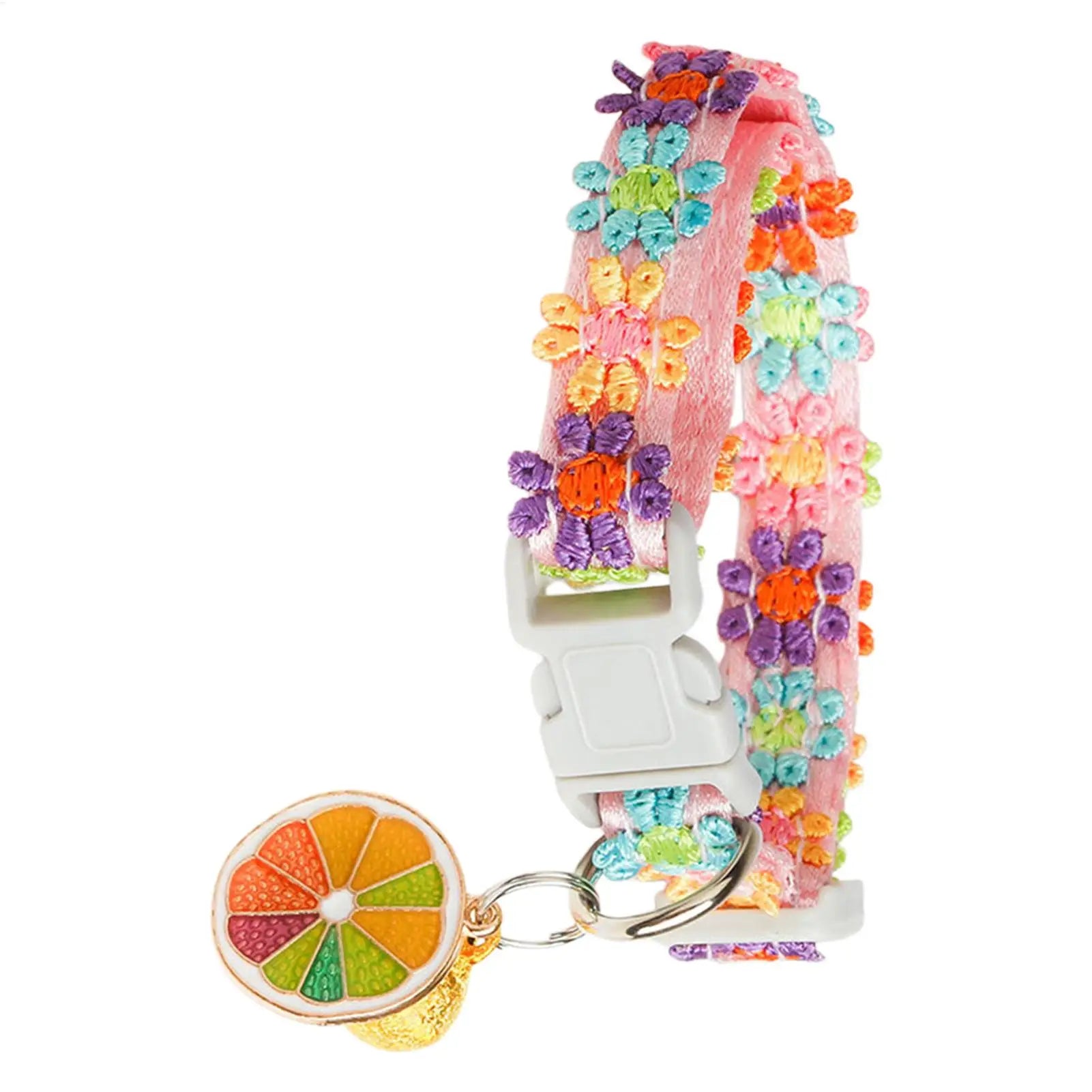 Pet Collar With Bell Colorful Dog Puppy Kitten Collar Adjustable Safety Bell Ring Necklace Cat Collar Anti-lost Pet supplies Oasis Select