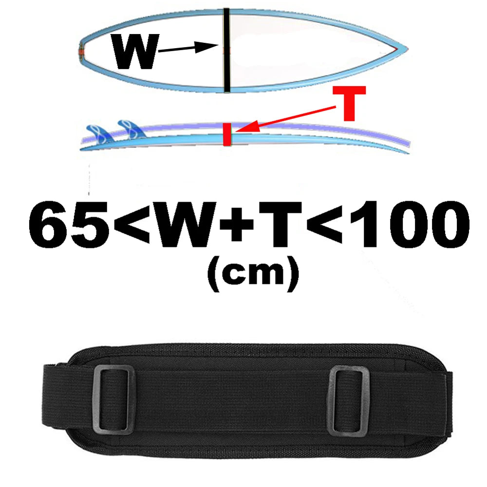 Adjustable Surfboard Shoulder Carry Sling Stand Up Paddleboard Strap Sup board Surf fins paddle wakeboard surfing kayak Unisex Oasis Select 65-100