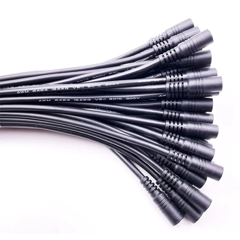 10pcs 5.5x2.1 Plug DC male or Female Cable Wire Connector For 3528 5050 LED Strip Light Oasis Select
