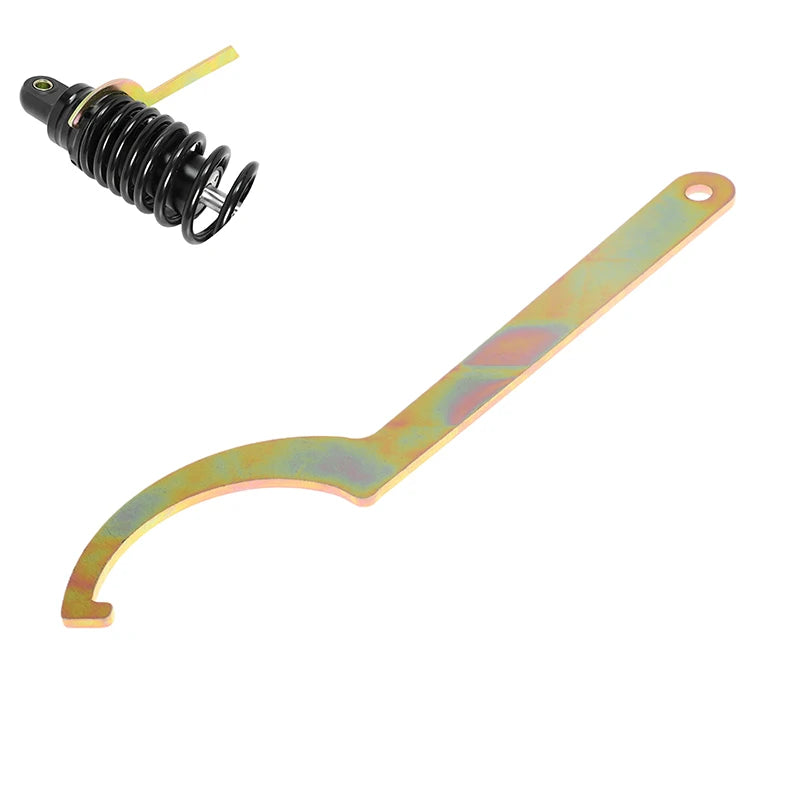 1 Piece Motorcycle Accessories Spring Adjuster Wrench Tools Shock Absorber Suspension Hand Tool Hook Oasis Select