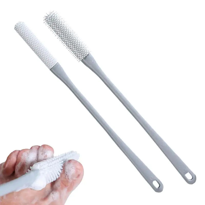 Silicone Toe Brush Nail Brush For Cleaning Fingernails Foot Scrubber In Shower Silicone Bristles Foot Brush Deep Cleaning tool Oasis Select