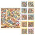 Scene Sticker Book 3D Cabin Scene Stickers Book Visual Stacking Cartoon Scene Sticker Collection DIY Cabin Scene Toy Stickers Oasis Select Set