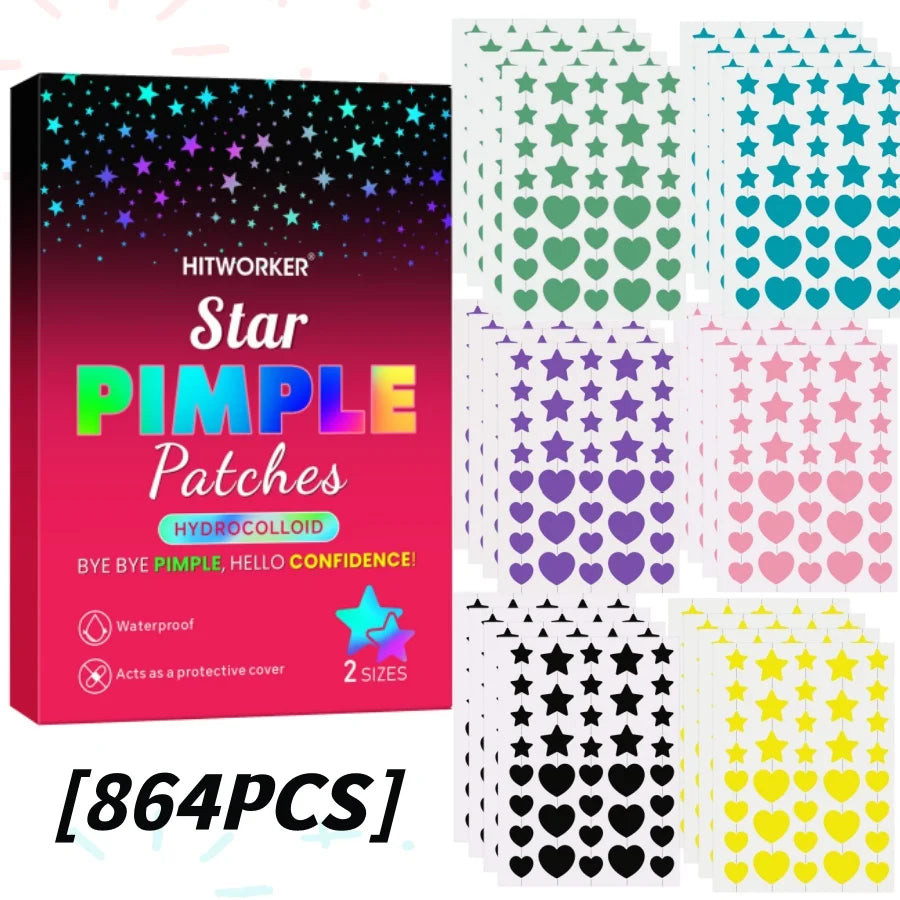 864/432 Acne Patch | Infused with Tea Tree Oil, suitable for acne and blemishes, suitable for all light beige skin tones Oasis Select 864PCS