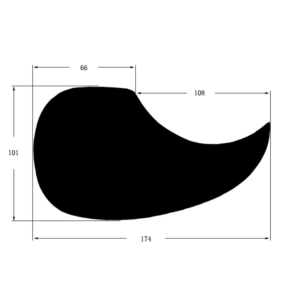 Guitar Guard Guitar Pickguard Musical Instruments Pickguards Parts Water Drop Shape 40 41 Inch Acoustic Guitar Oasis Select