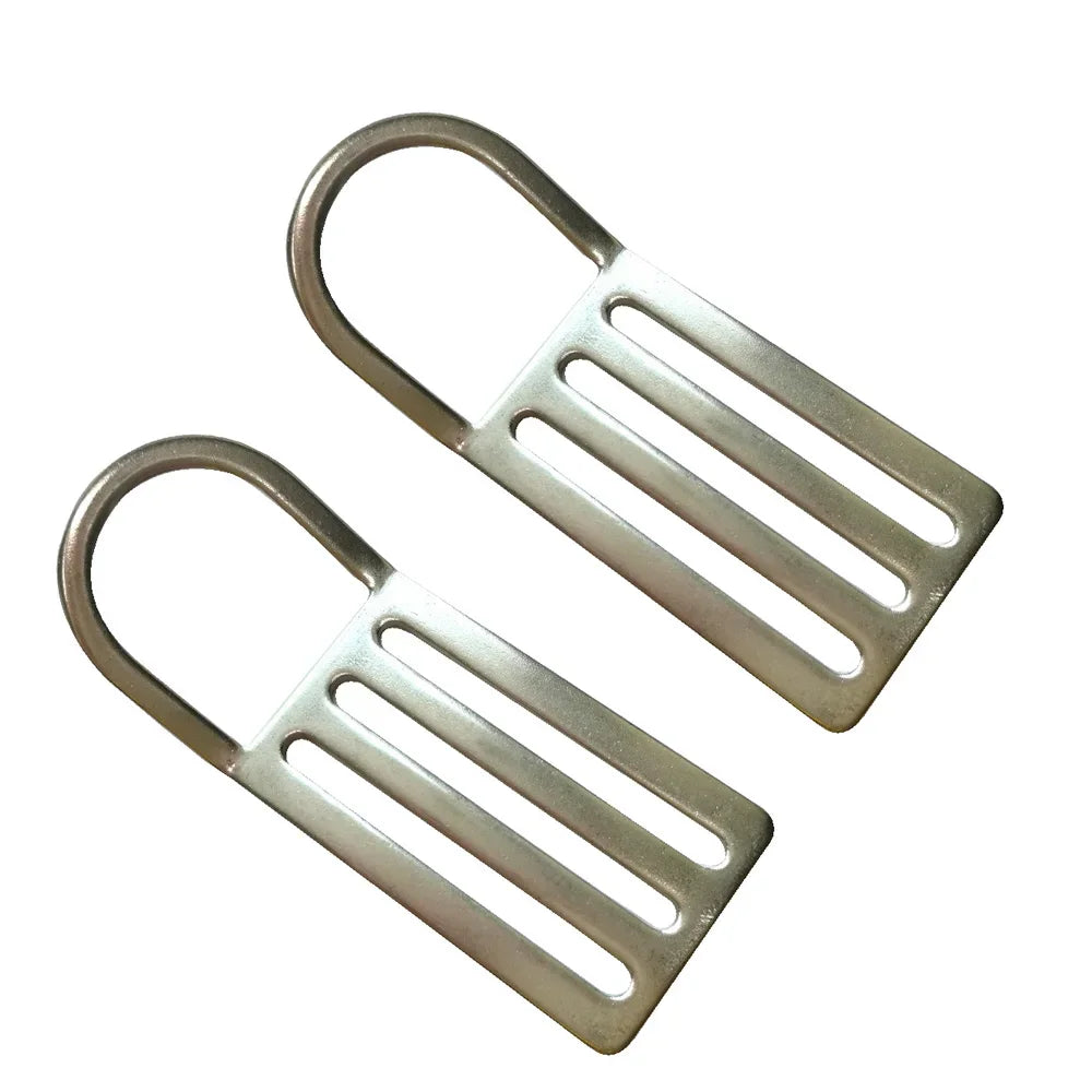 Stainless Steel Scuba Diving Weight Belt Keeper Slider With D Ring BCD Webbing Waist Holder Retainer Oasis Select 2PC