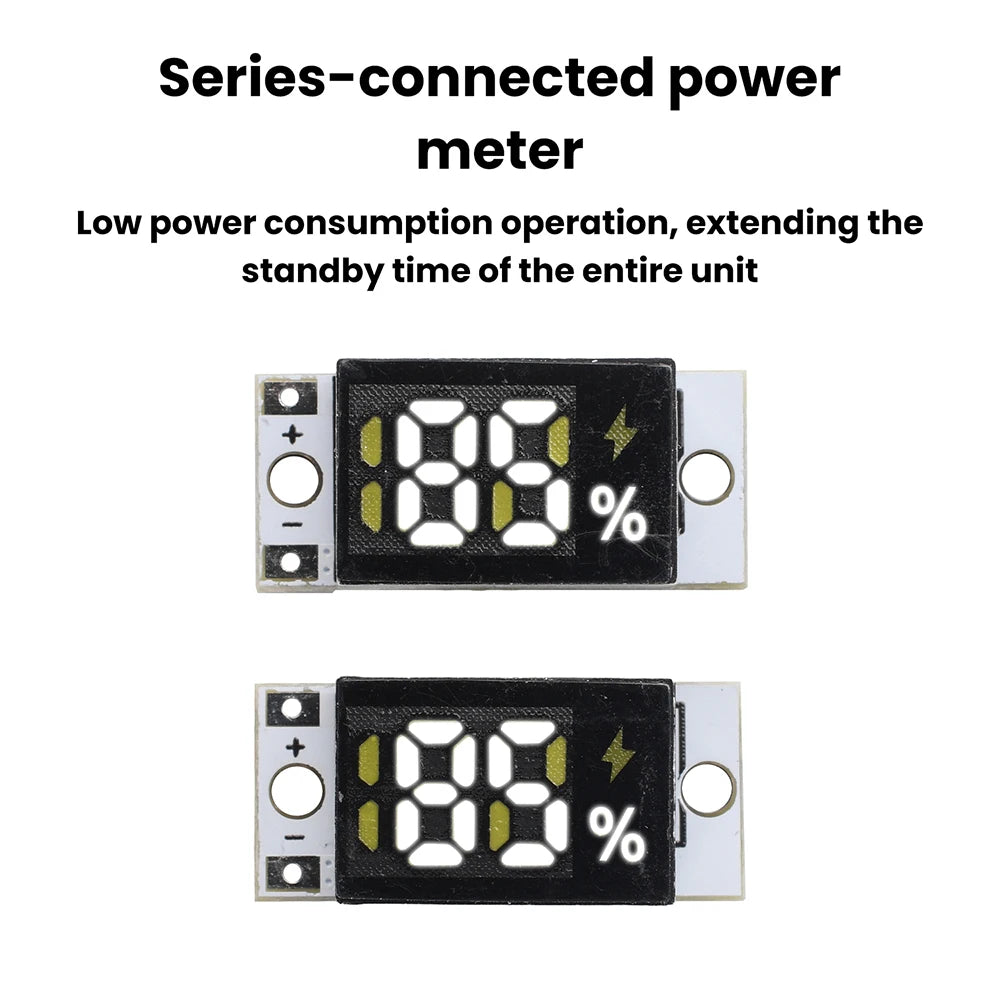 Mini Power Display Indicator 1S-4S Lithium Battery Capacity Tester Battery LED Digital Electricity Display Module Oasis Select