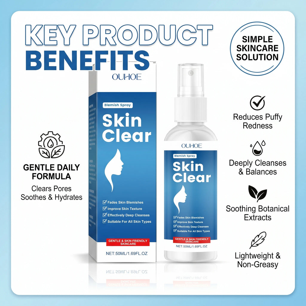 Ouhoe Blemish Clear Spray – Fade Spots & Smooth Skin