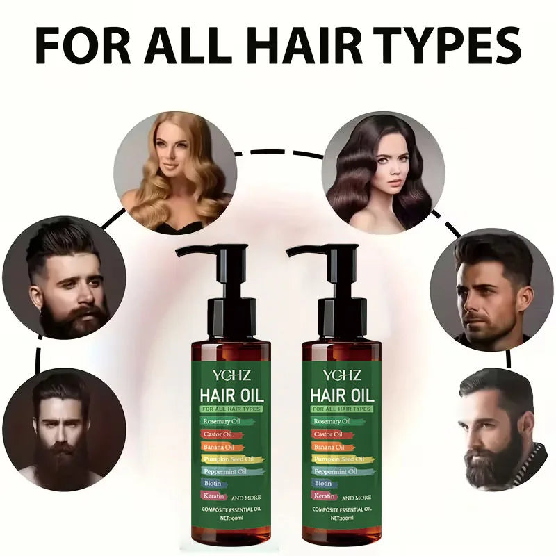 7-in-1 Rosemary Hair Oil with Biotin & Keratin – 100ml