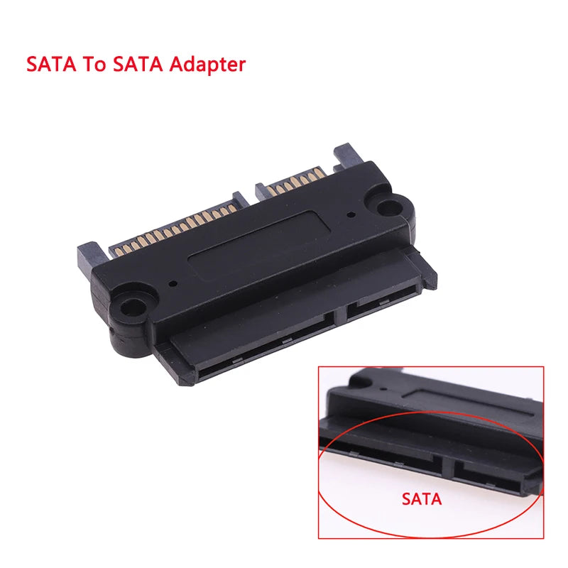 1Pc SFF-8482 SAS To SATA 180 Degree Angle Adapter Converter Straight Head SATA To SATA Converter Oasis Select SATA
