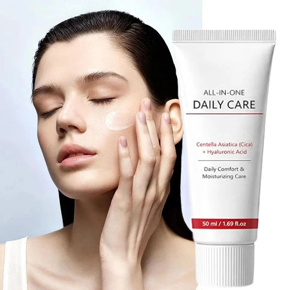 Centella Soothing Cream Face Moisturiser With Centella Asiatica, Fast-Absorbing & Nourishing Hydrating Face Cream Skin Care 50ml Oasis Select