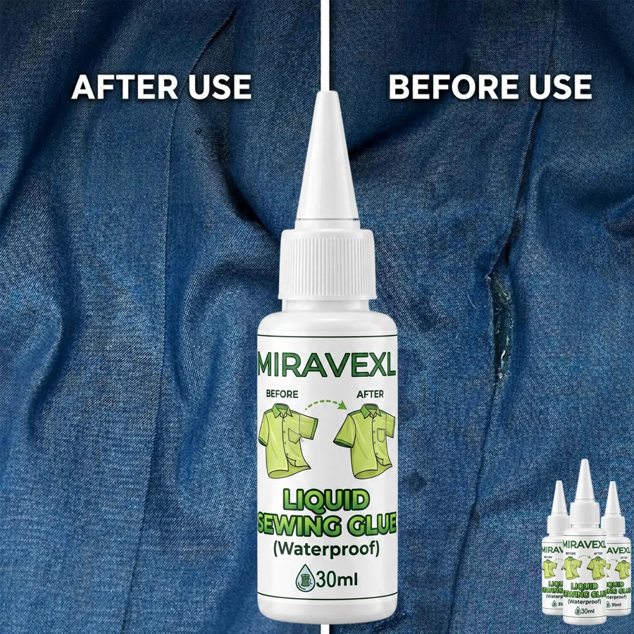 Waterproof Fabric Glue for Clothes Sofa Canvas Repair Strong Adhesive Liquid Glue for Textile Denim Leather DIY Craft Sealing Oasis Select