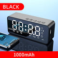 AyeBeau Bluetooth Speaker Alarm Clock FM Radio LED Display