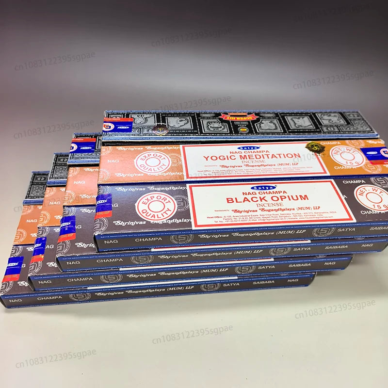 12Boxes Satya Origin100 Hand-rolled Incense Sticks SANDAL WOOD MONEY