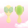 Mini Bow Air Cushion Hairbrush – Anti-Static Detangler Comb Air Cushion Hairbrush Oasis Select BD3140-B-Yellow