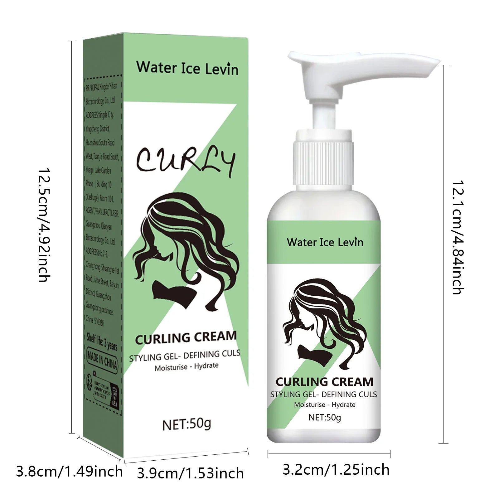 Curly Hair Cream Moisturizing Curly Hair Elasticity Styling Curly Hair Elasticity Conditioner Neutral Suitable for All Hair Types Oasis Select