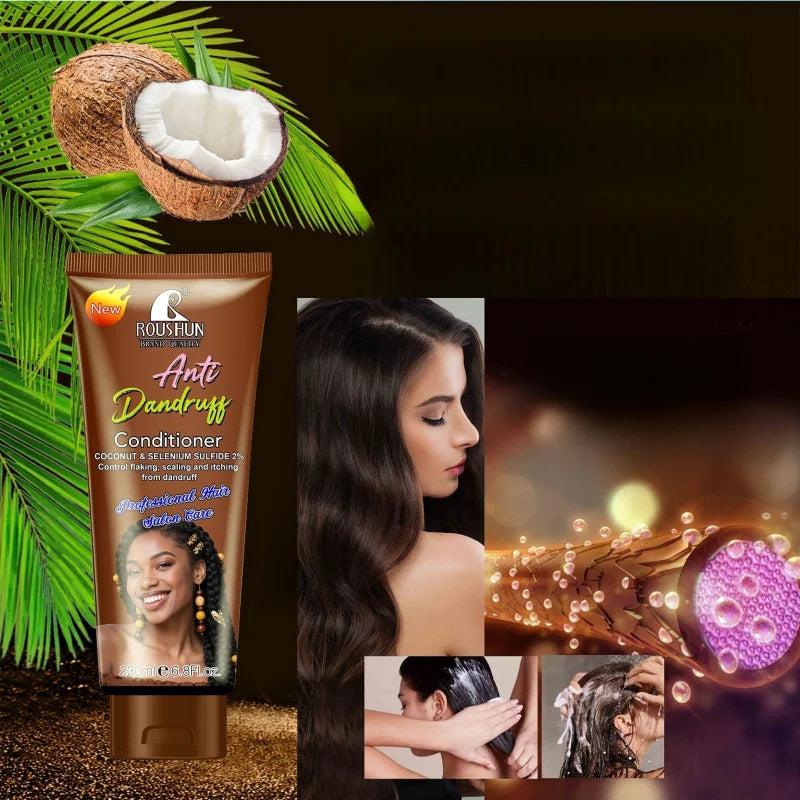 ROUSHUN Ginger Shampoo & Coconut Conditioner Set | Unisex