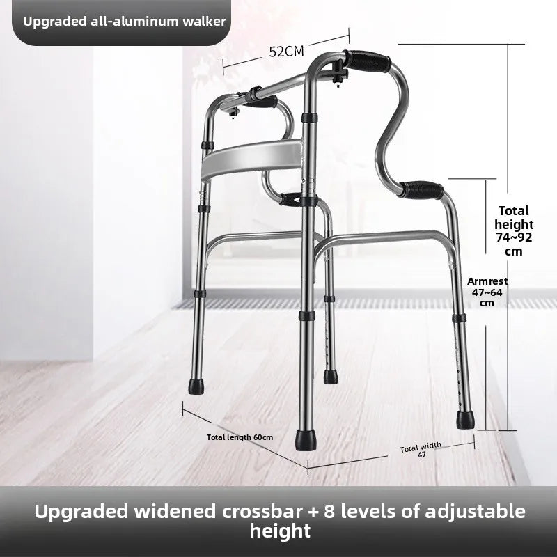 Multi-functional Solid Elderly walker Assisted walker Four-legged disabled walker Fractured double crutches Oasis Select YC8216T