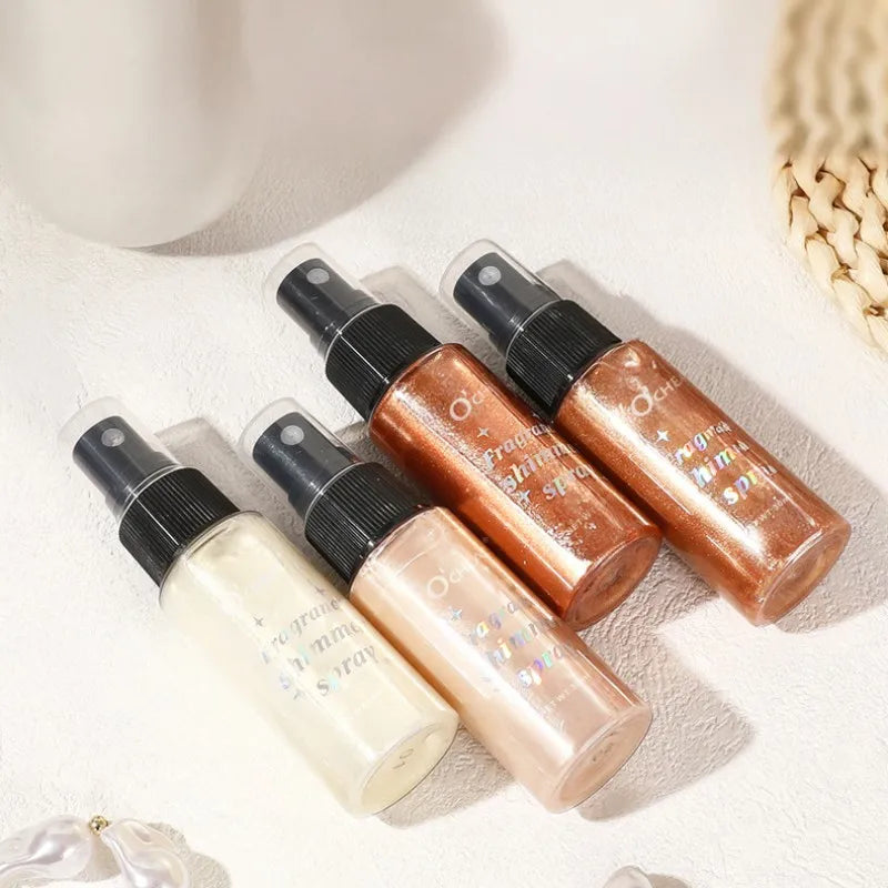 Waterproof Glitter Flash Spray – Face, Body & Neck Shimmer Body Glitter Spray Oasis Select