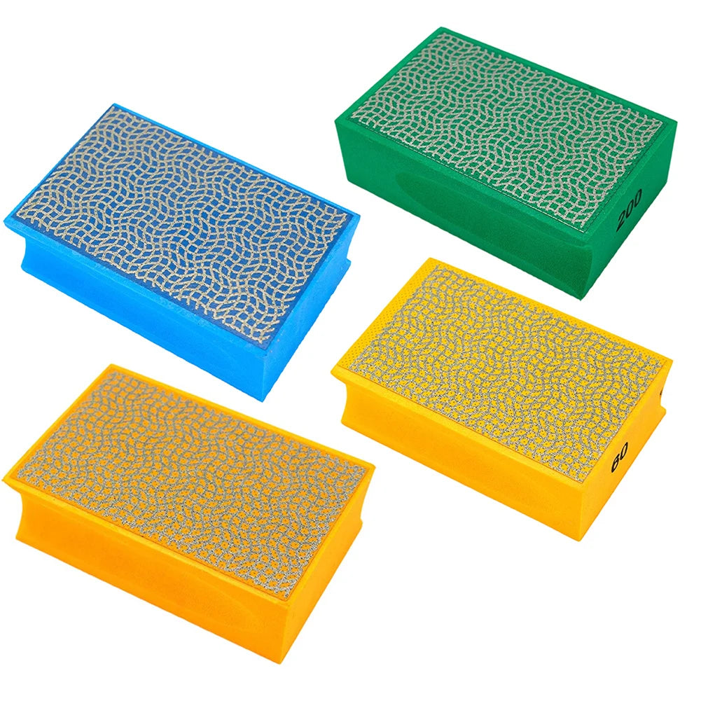 Hand Sanding Block Set 4 Grits – Wood, Glass, Tile & Metal Abrasive Sanding Block Oasis Select 4PCS