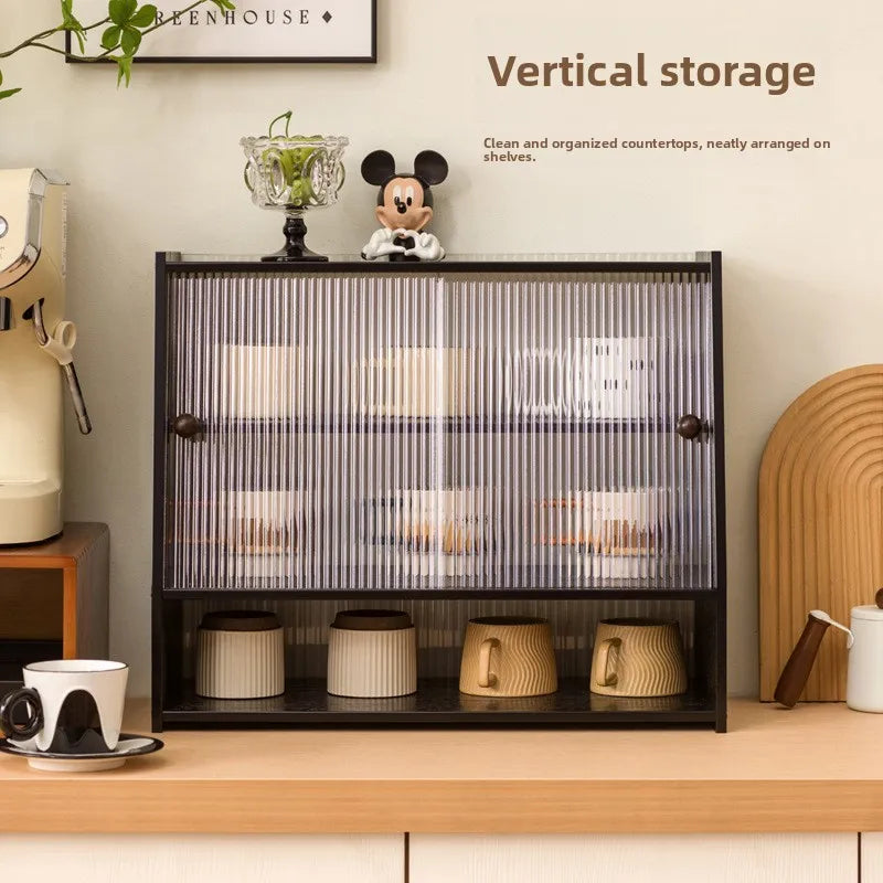Dust cup holder, desktop water cup, teacup, tea set rack, coffee cup dining table, cup storage, side cabinet rack Oasis Select