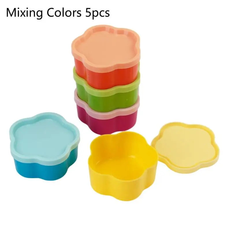 5-Pack Mini Squeeze Condiment Bottles | Portable Sauce Containers