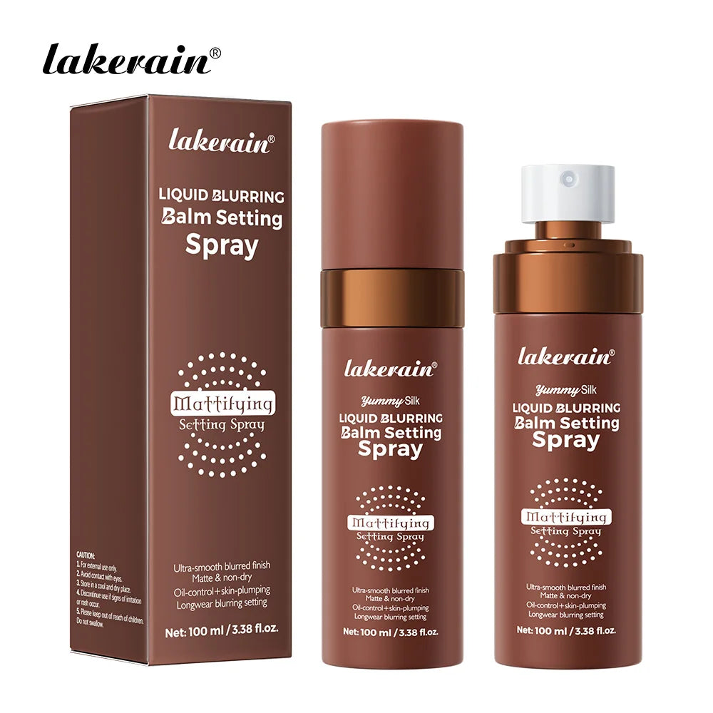 Makeup Fixer Spray Long-Lasting Oil Control Natural Matte Non Drying Weightless Makeup Liquid Blurring Balm Setting Spray Oasis Select 3 pcs