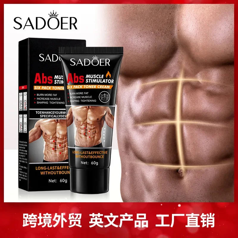 SADOER Men's Abdominal Firming Warming Body Cream 60g