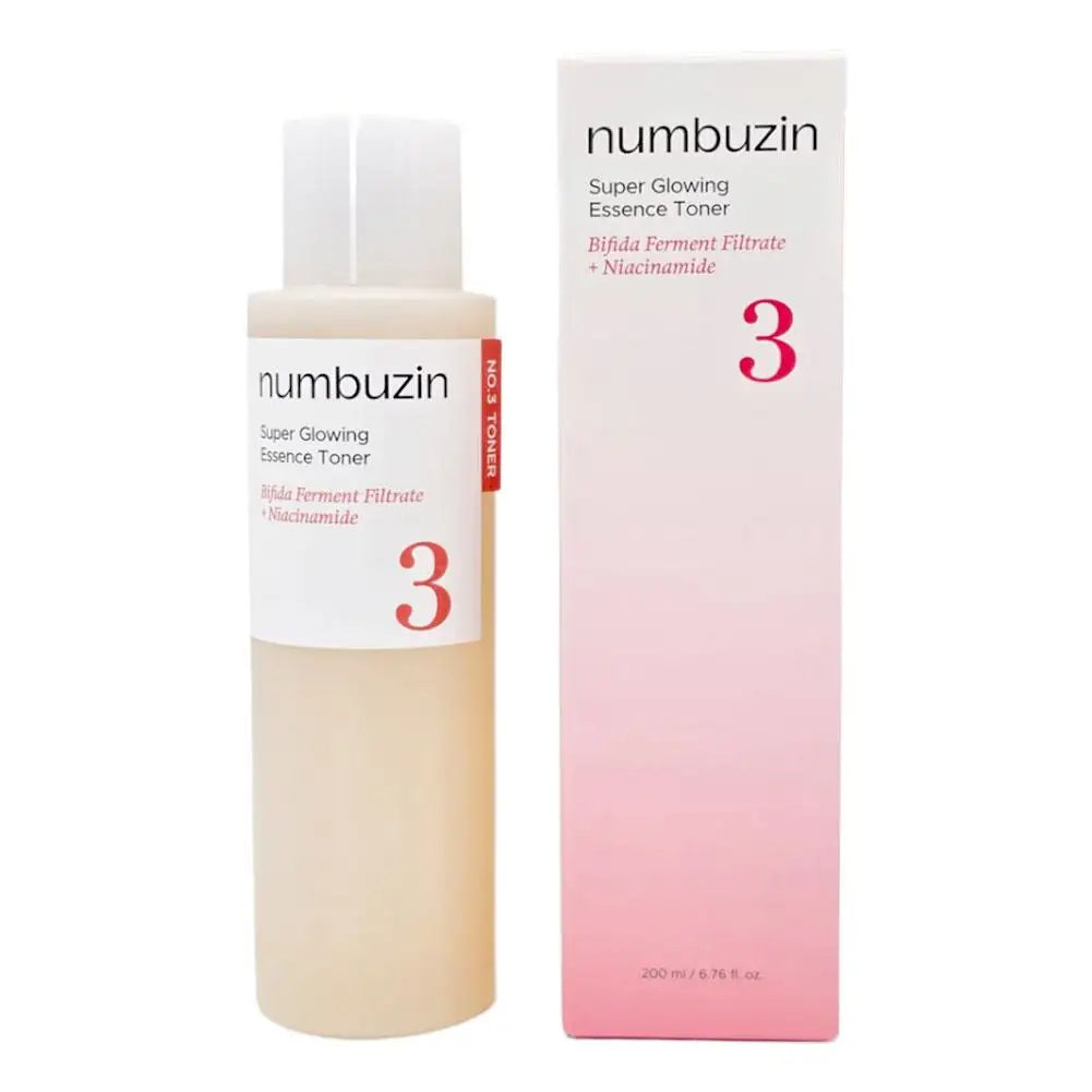 Numbuzin Toner Bundle No.3 + & No.5+ Bifida Ferment/Niacinamide/Glutathione, Brightening Hydrating Gentle Facial Care Toners Oasis Select NO 3