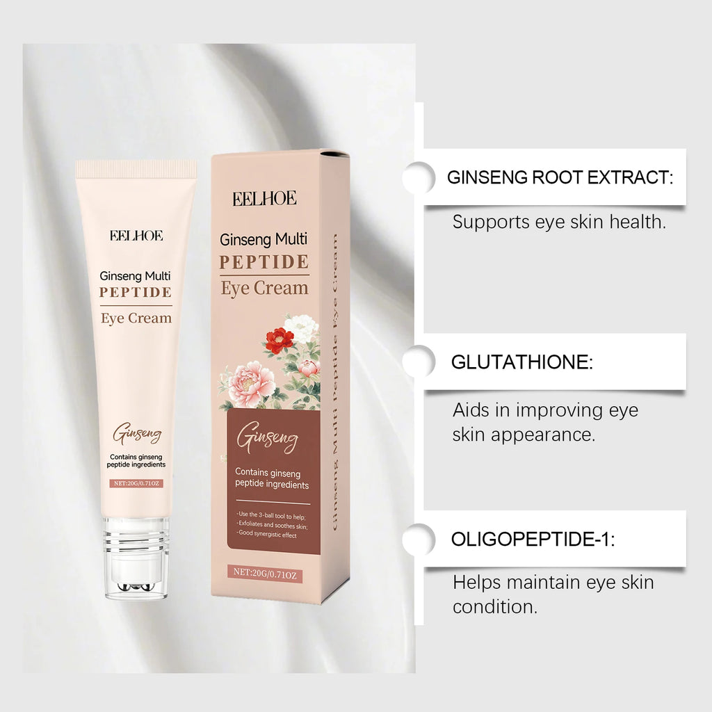 Eelhoe Ginseng Roller Eye Cream – Anti-Aging Dark Circles Roller Eye Cream Oasis Select