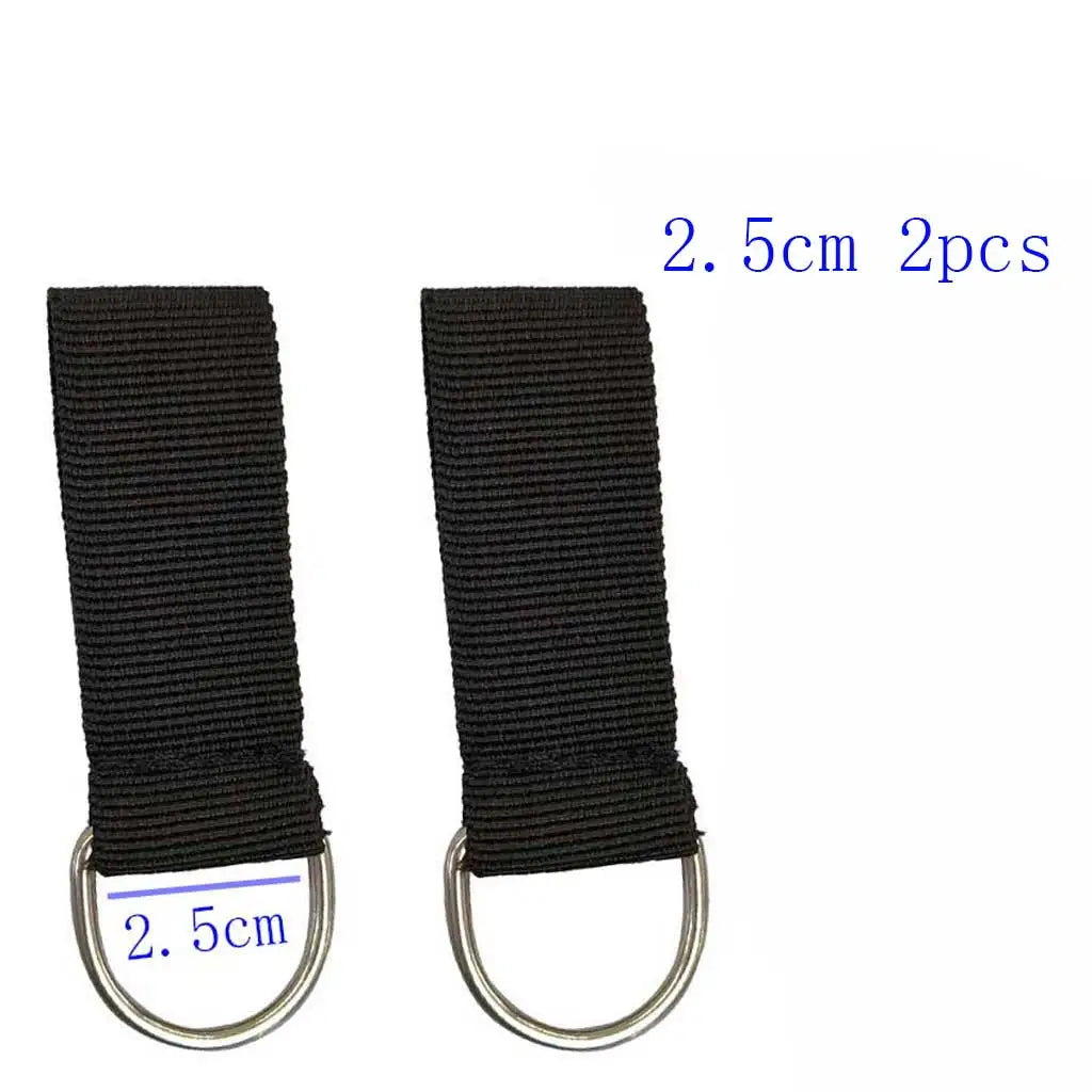 2Pcs Diving Weight Belt D-Ring Ocean-Grade Stainless Steel D-Ring for Dive Gear Underwater Lights Camera Gauges Oasis Select 25mm 2pcs