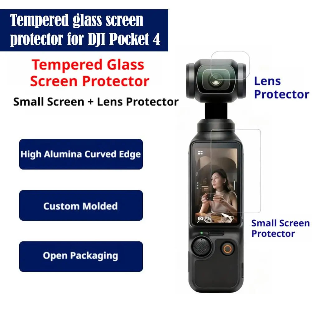 Tempered Glass Screen & Lens Protector for DJI Pocket 4