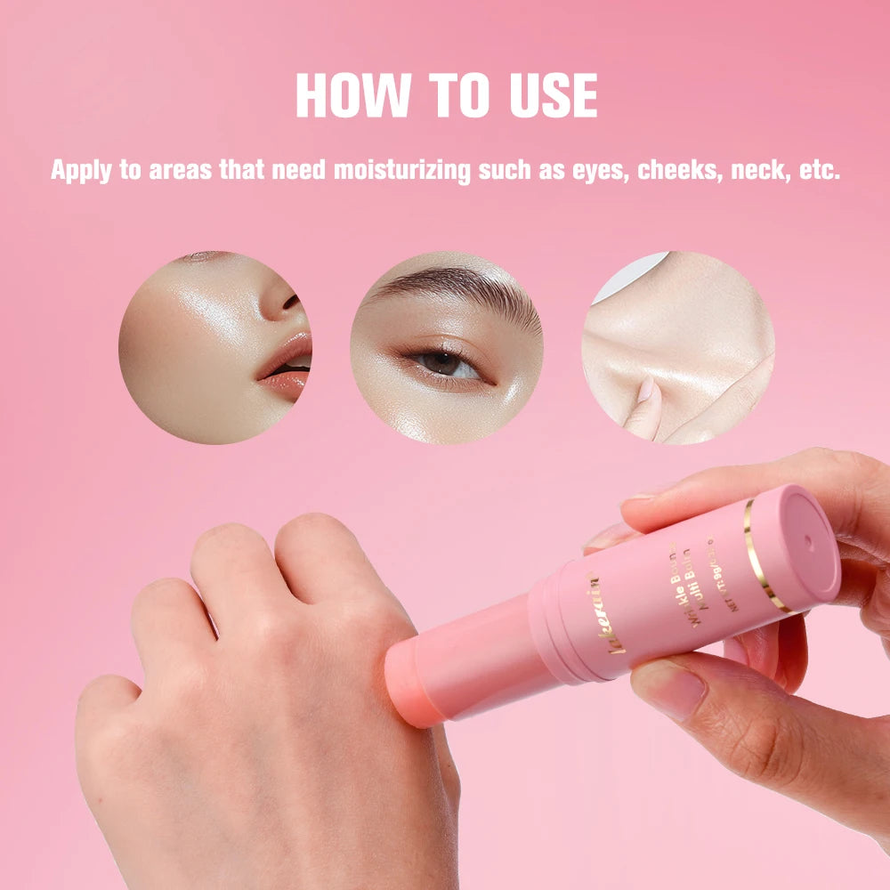 Korean Pink Hydrating Stick Extract Deep Hydrating Facial Skin Multi-functional Pink Balm Stick Skin Care Makeup Base Products Oasis Select