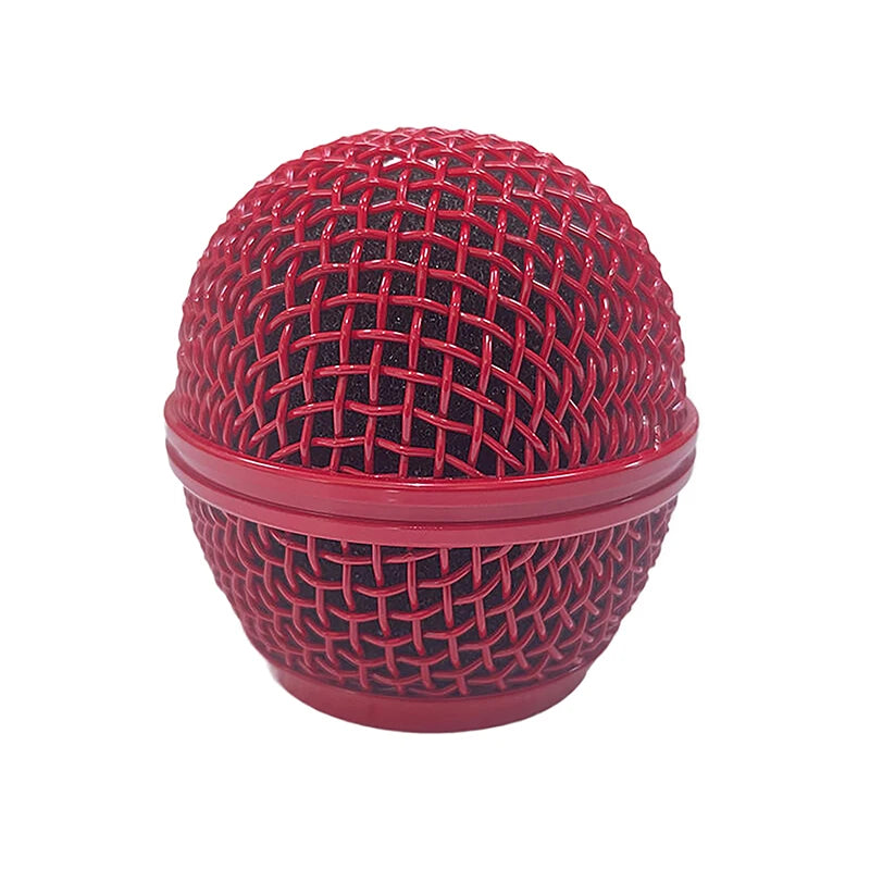 1pc For Shure SM58 Wireless Microphone Replacement Metal Microphone Grille Replacing Professional Party Mic Head Part Oasis Select Red