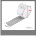 5 Pieces Self Adhesive Window Screen Repair Tape Anti Mosquito Net Patch Door Curtain Hole Subsidy Repair Mesh Tape Oasis Select GRAY