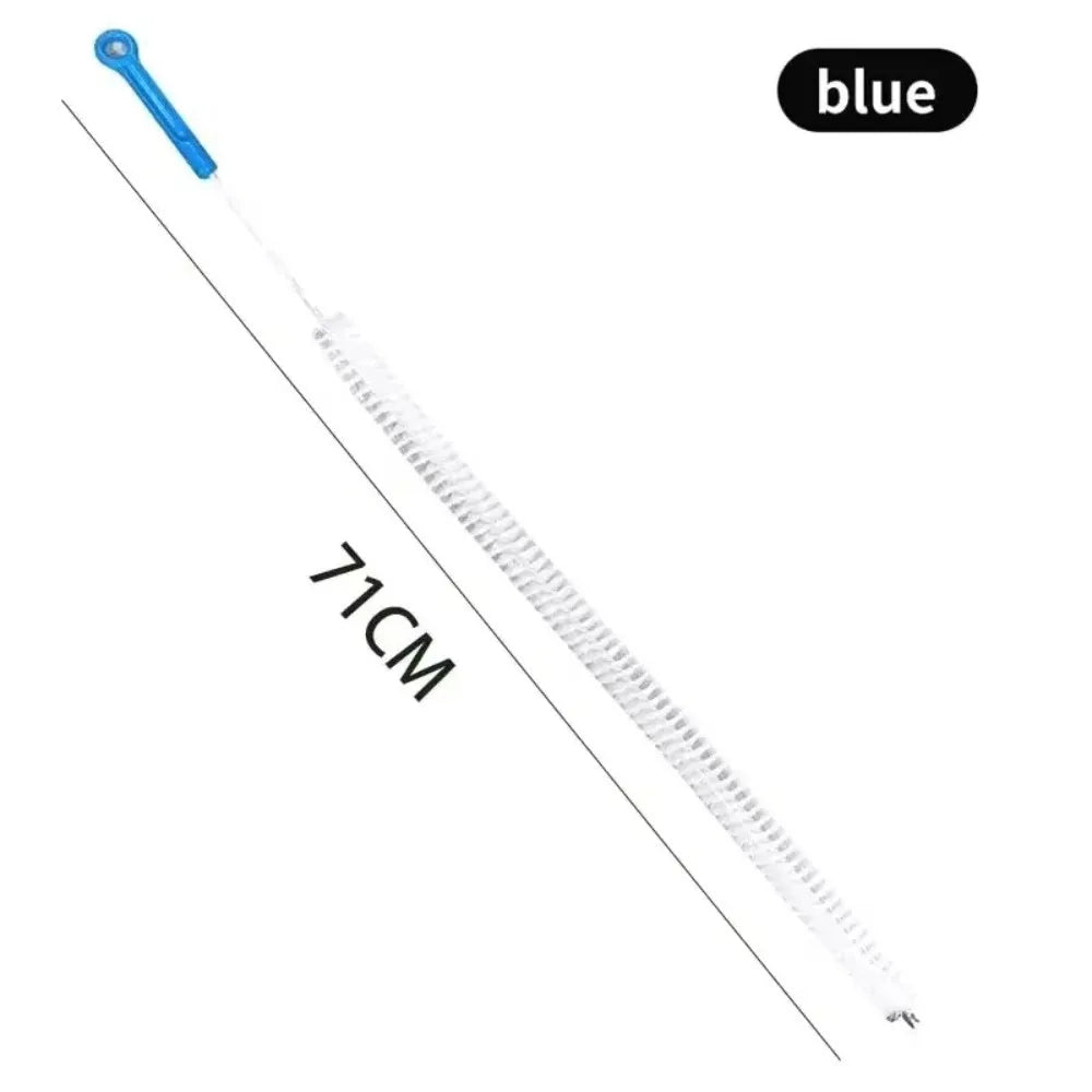 Household Cleaning Nylon Sewer Cleaning Brush Flexible Metal Sewer Pipeline Cleaning Tools Extended Kitchen Sink Brush Oasis Select