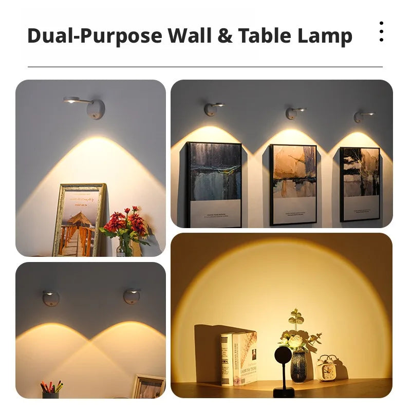 Rechargeable LED Wall Spotlight – Motion Sensor & Remote Control