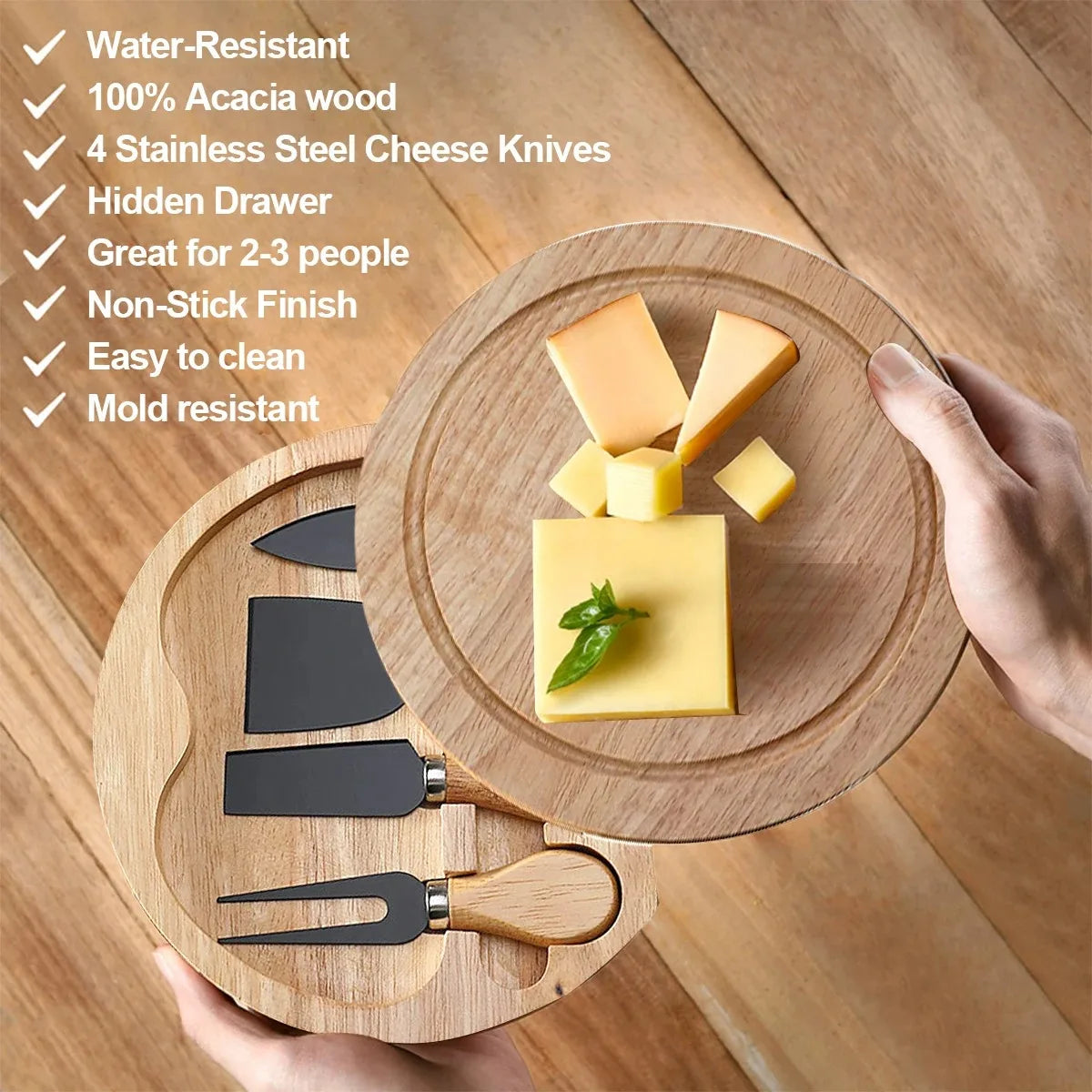Cheese Knives Set for Charcuterie Boards and Cutlery, Stainless Steel Cheese Knife Set Collection, Kitchen Gadgets Oasis Select