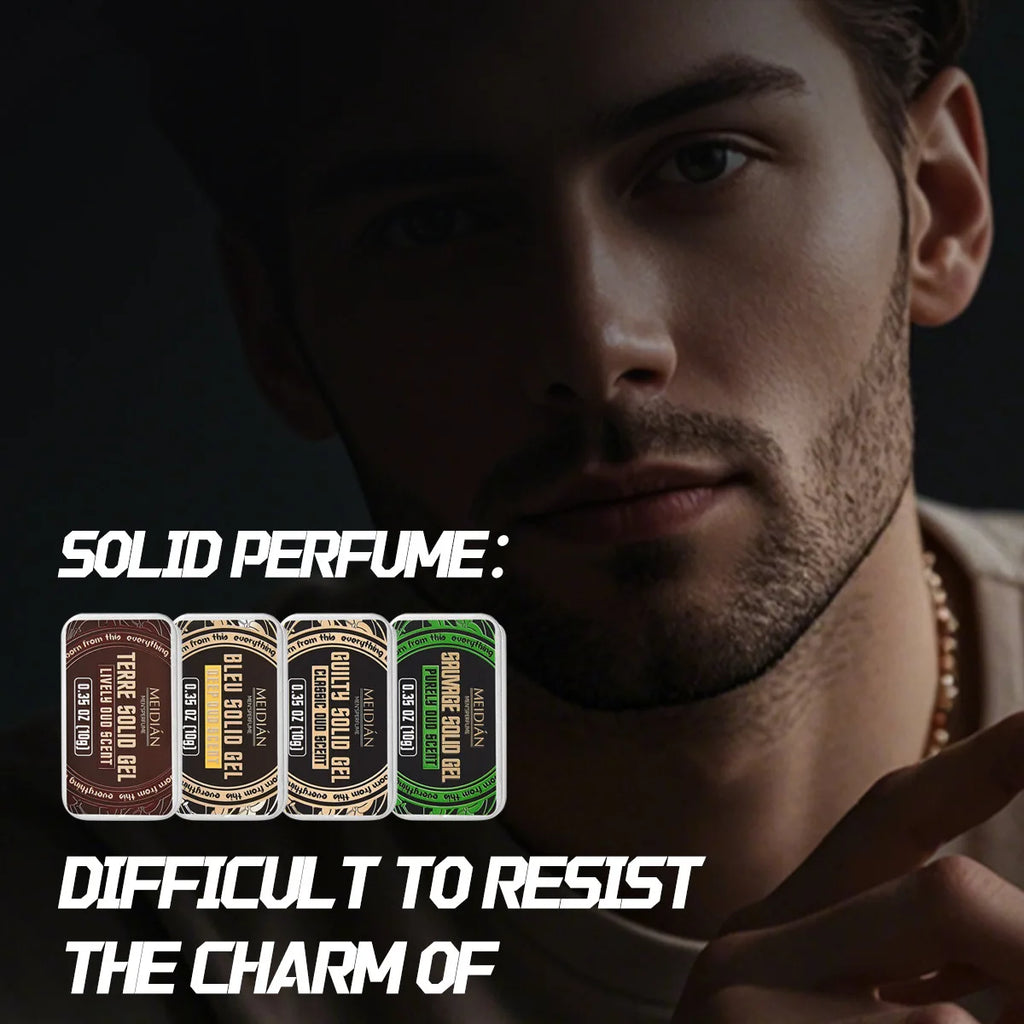 Men's Solid Perfume Balm Set – Fresh Long-Lasting Fragrance Solid Perfume Balm Oasis Select