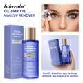 Lakerain Eye Makeup Remover 100ml Oil-Free Soothing Ingredients Gently Dissolves Eye Makeup No Stinging Safe for Sensitive Eyes Oasis Select Eye Makeup Remover