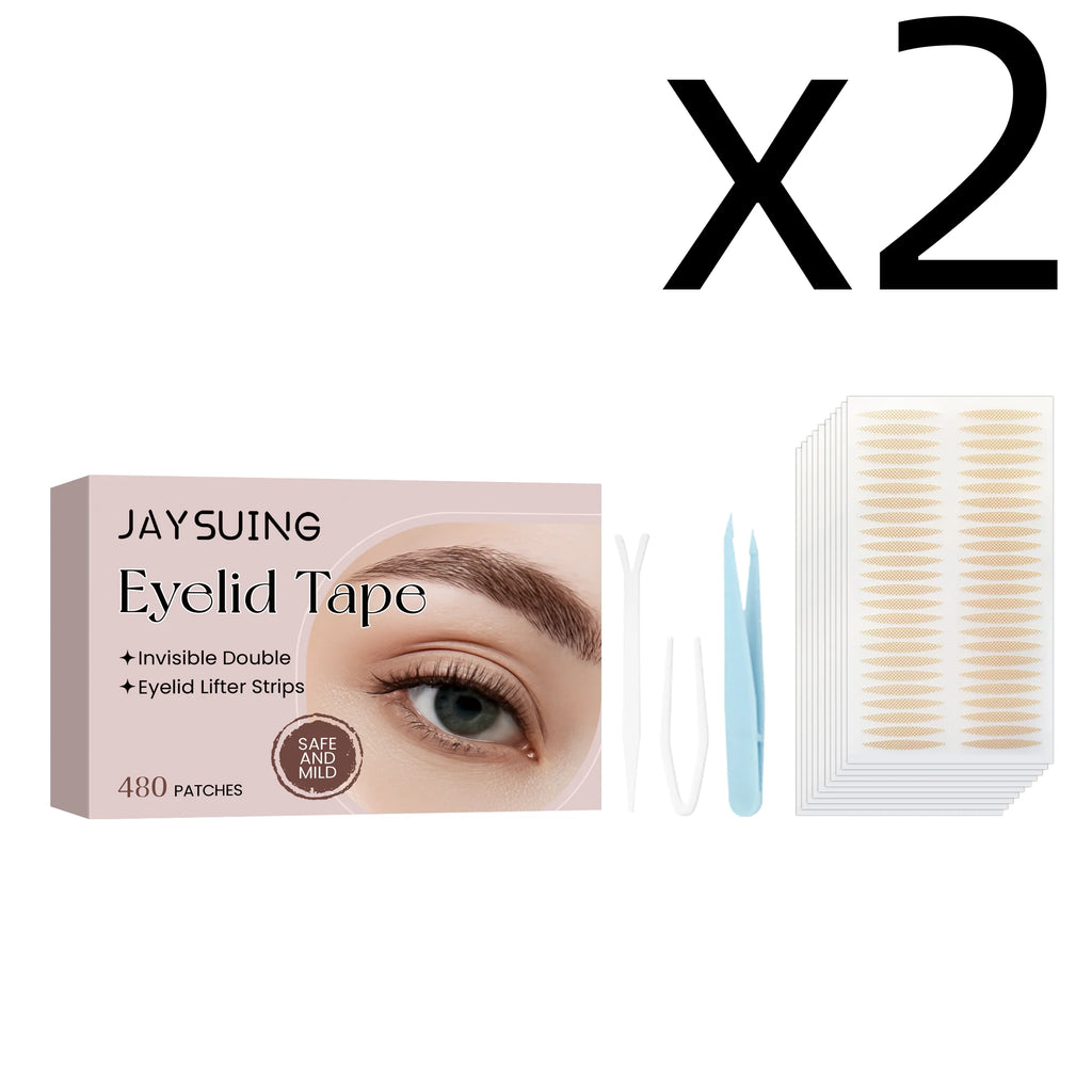 480pcs Invisible Eyelid Tape – Natural Eye Lift Strips Eyelid Lift Tape Oasis Select 2Set