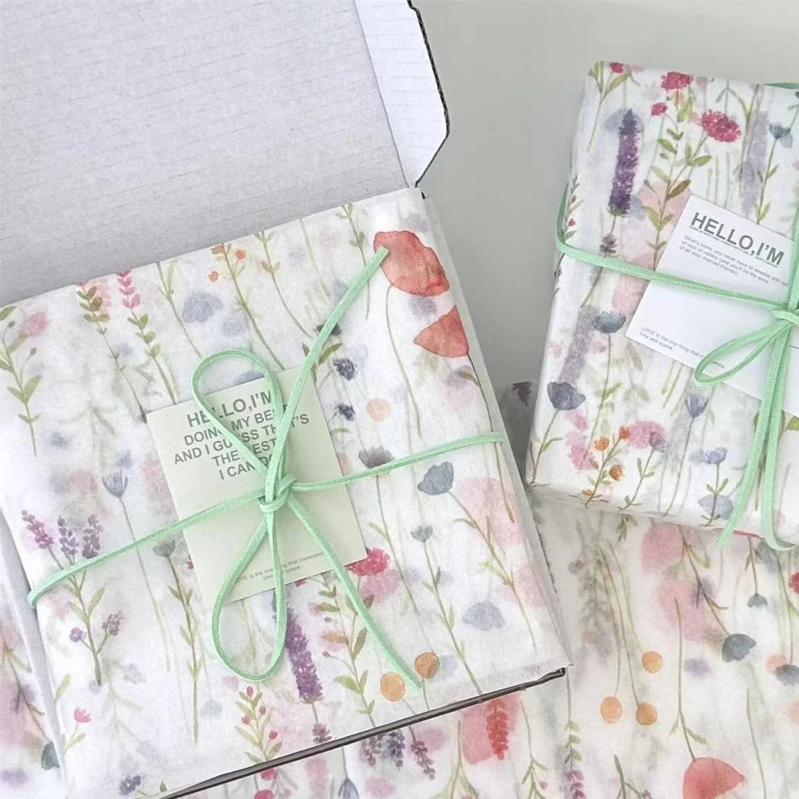 10 Pcs Floral Tissue Paper Bouquet Flower Wrapping Paper Gift Wrap Flower Art Paper For Diy Crafts Birthday Wedding Party Decor Oasis Select 10Sheets